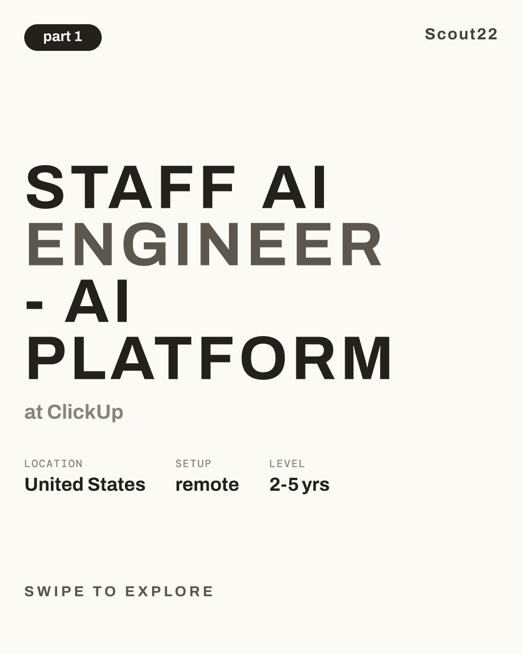 Staff AI Engineer - AI Platform at ClickUp