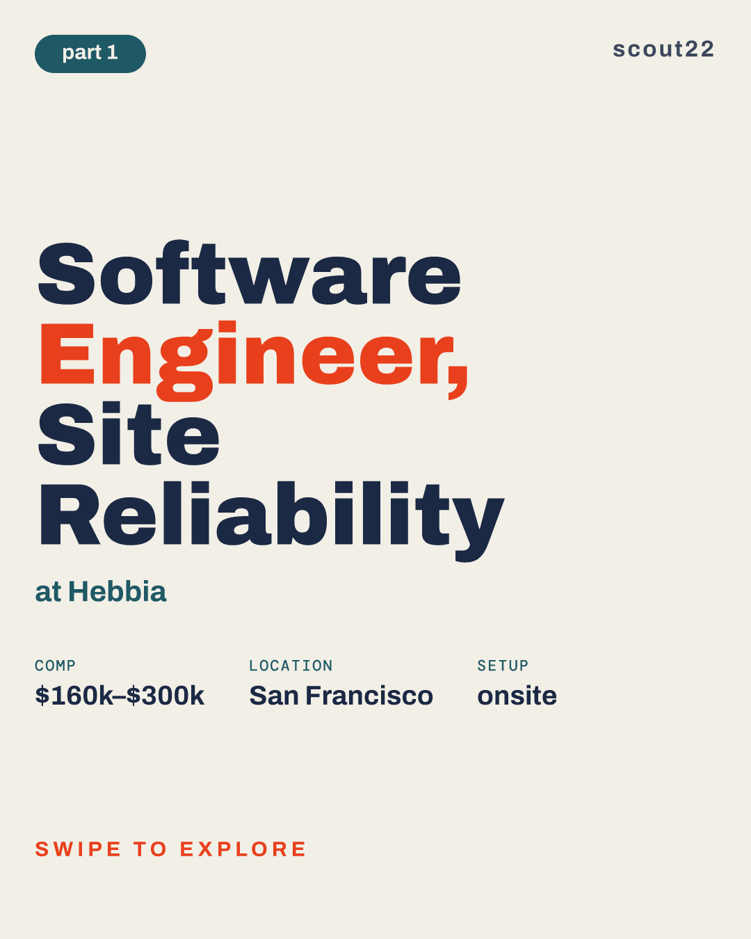 Software Engineer, Site Reliability at Hebbia