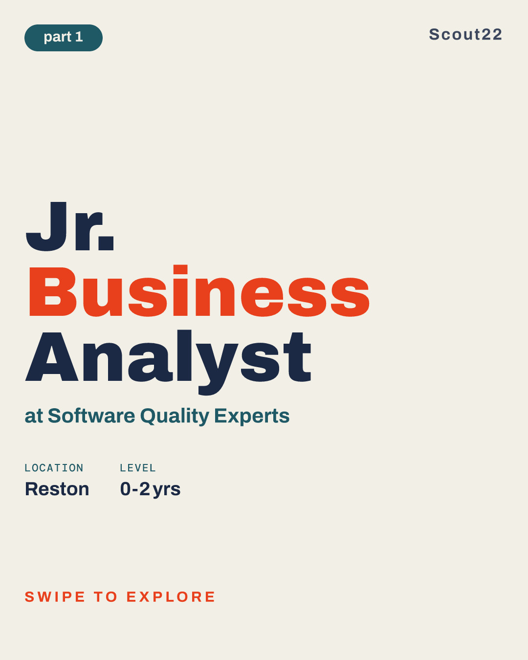 Jr. Business Analyst at Software Quality Experts