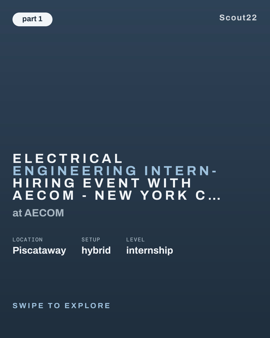 Electrical Engineering Intern- Hiring Event with AECOM - New York City at AECOM
