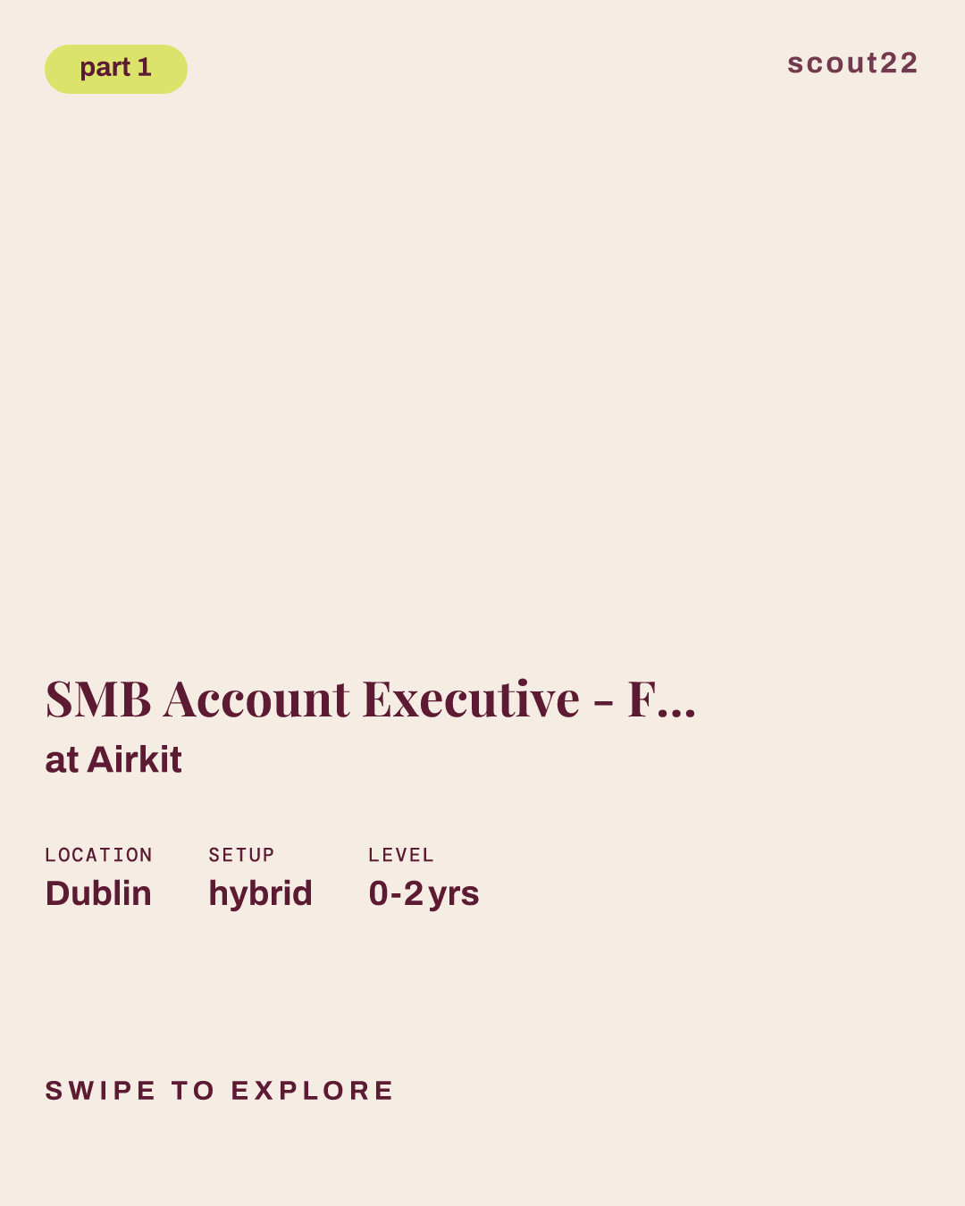 SMB Account Executive - French Speaker at Airkit