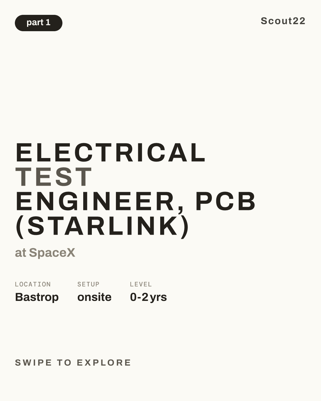 Electrical Test Engineer, PCB (Starlink) at SpaceX