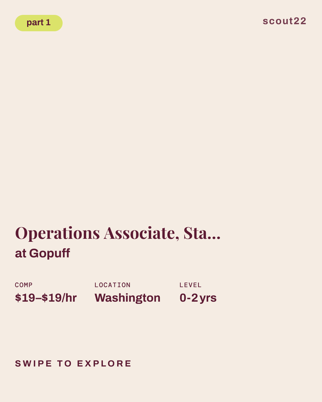 Operations Associate, Starbucks Barista, Forest Hills, D.C., #673 at Gopuff