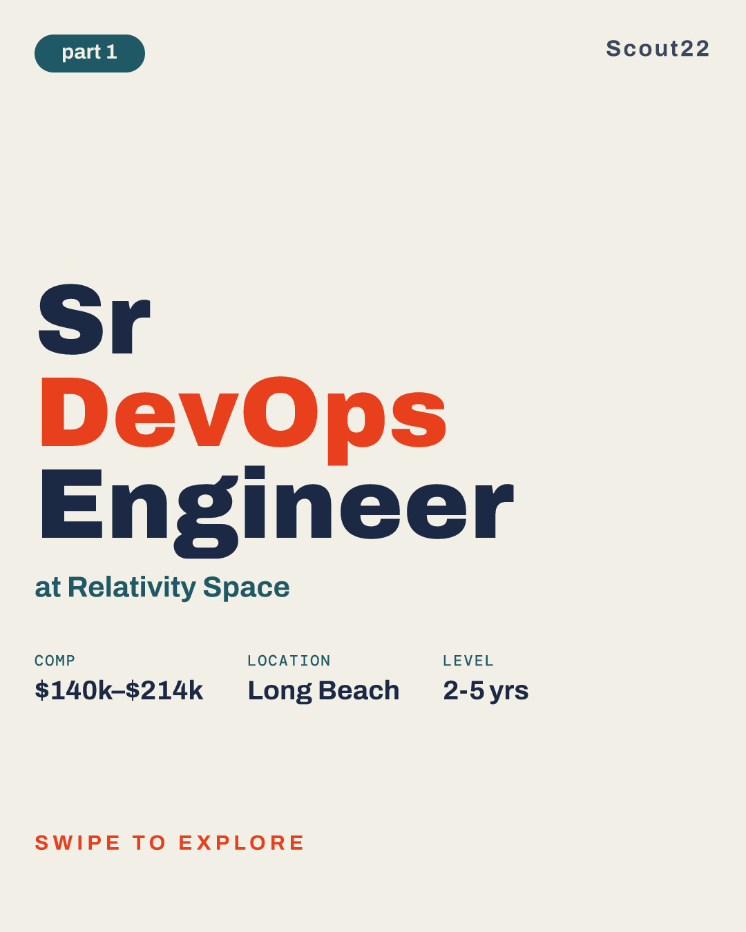 Sr DevOps Engineer at Relativity Space