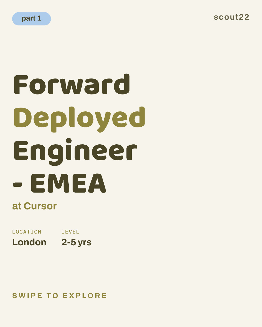 Forward Deployed Engineer - EMEA at Cursor