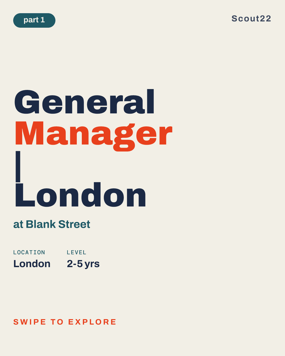 General Manager | London at Blank Street