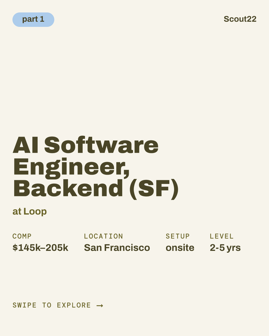 AI Software Engineer, Backend (SF) at Loop