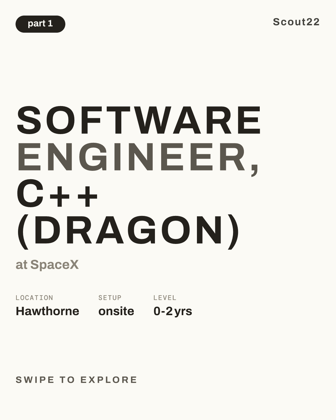 Software Engineer, C++ (Dragon) at SpaceX