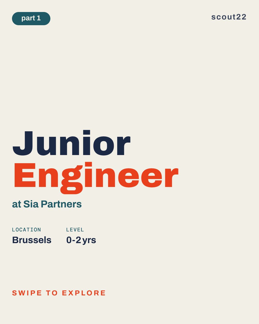 Junior Engineer at Sia Partners