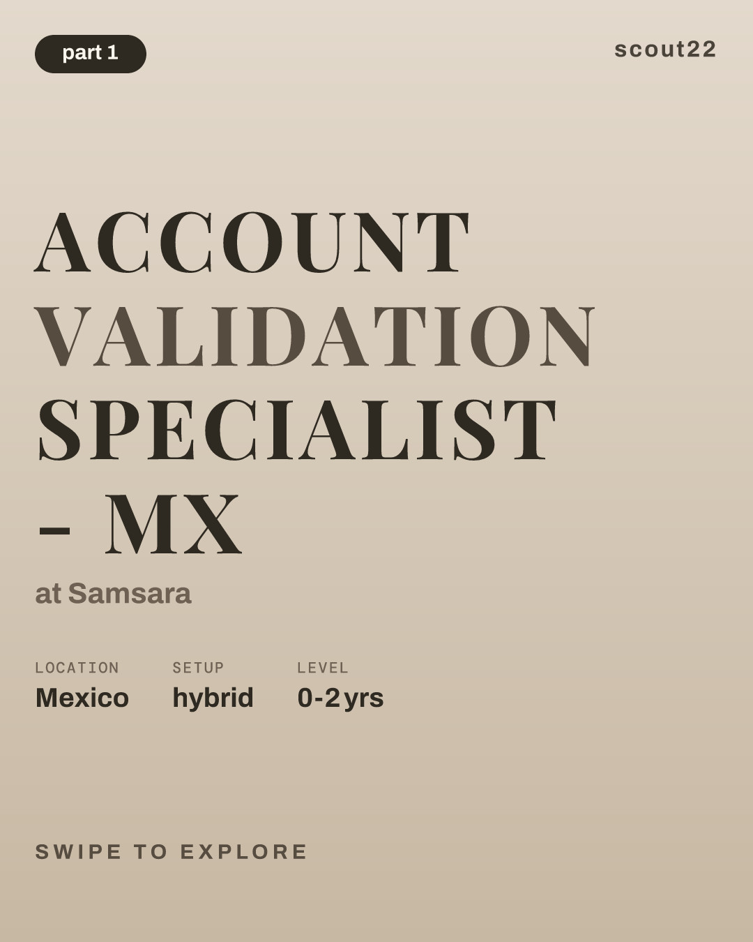 Account Validation Specialist - MX at Samsara