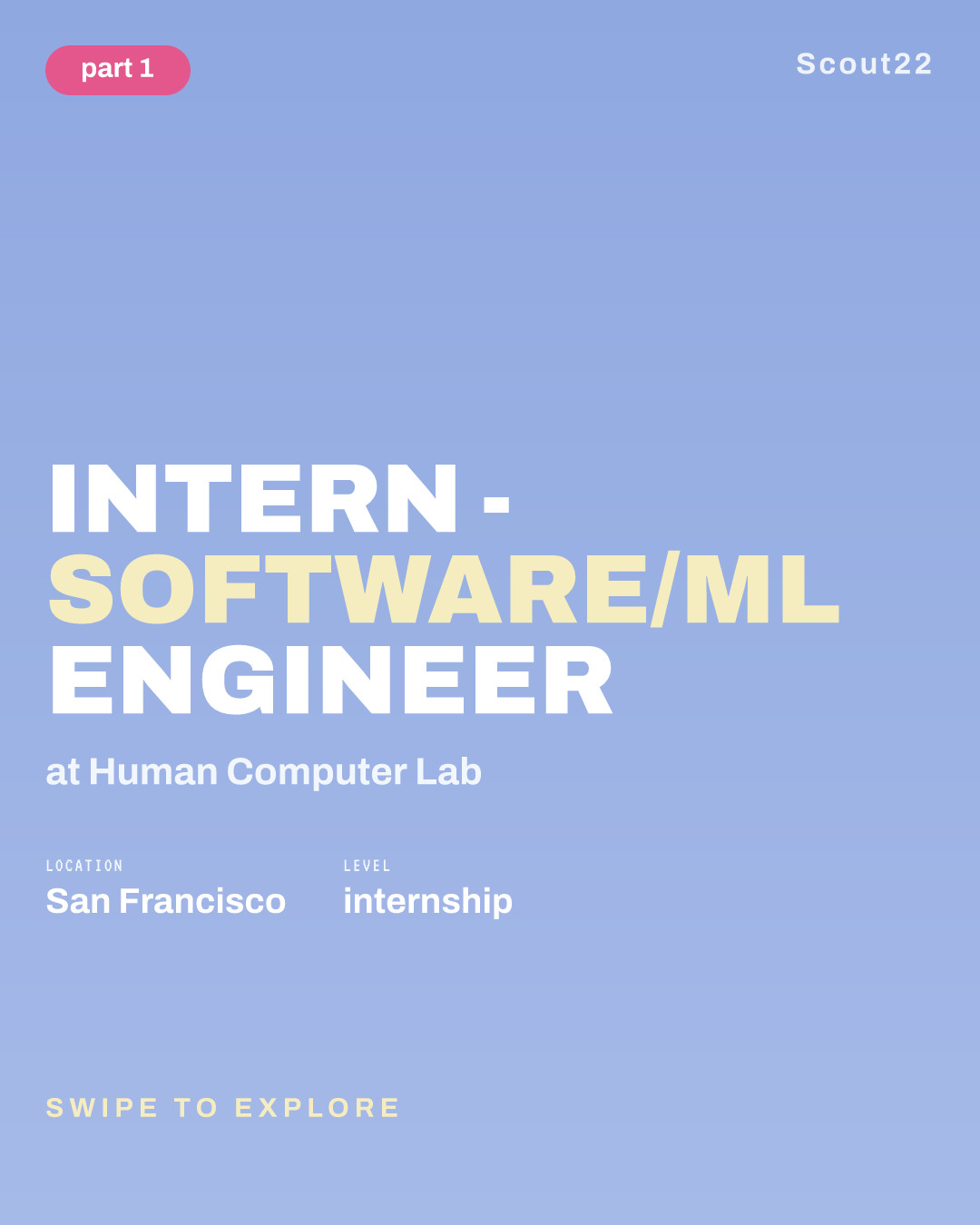 Intern - Software/ML Engineer at Human Computer Lab