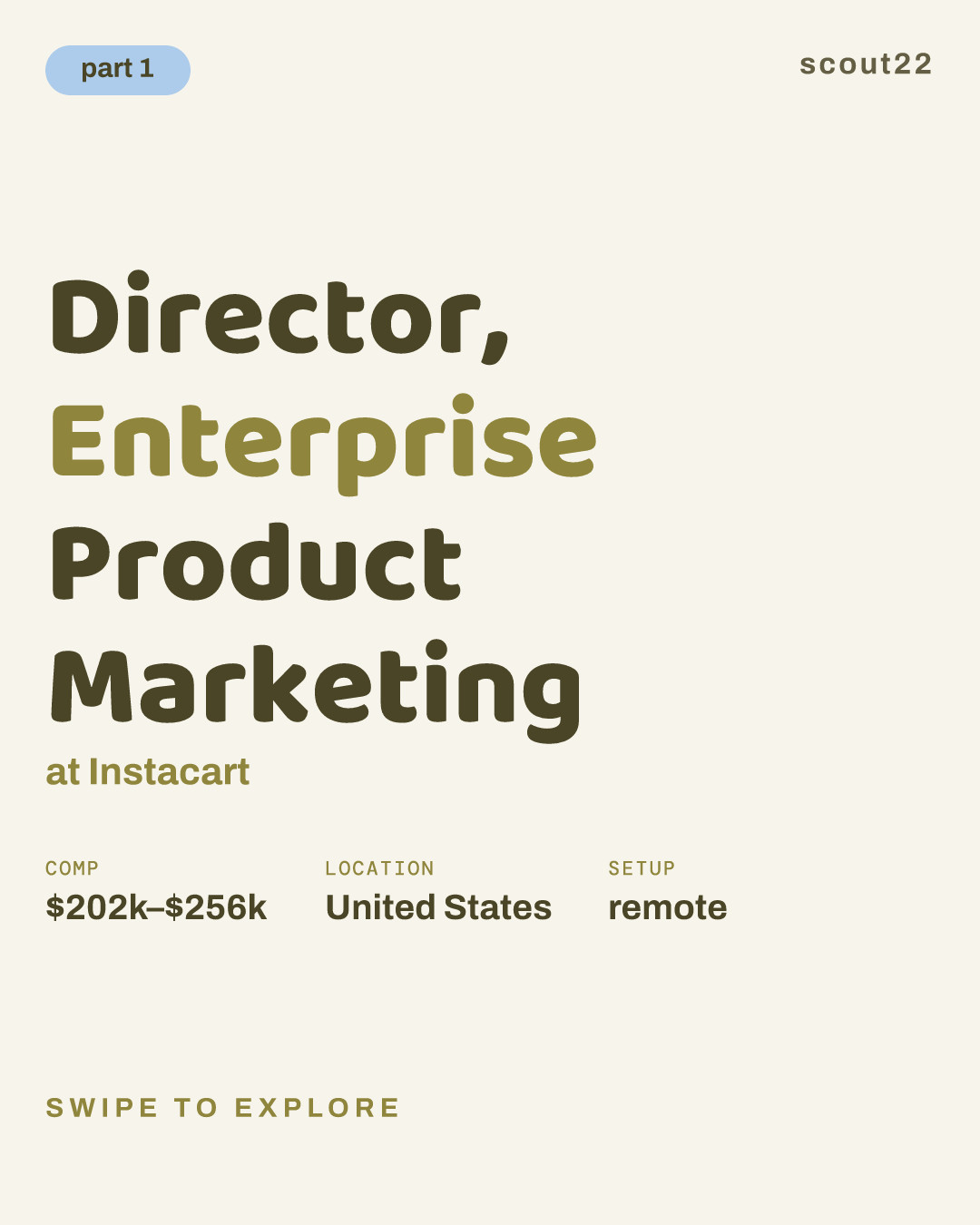 Director, Enterprise Product Marketing at Instacart
