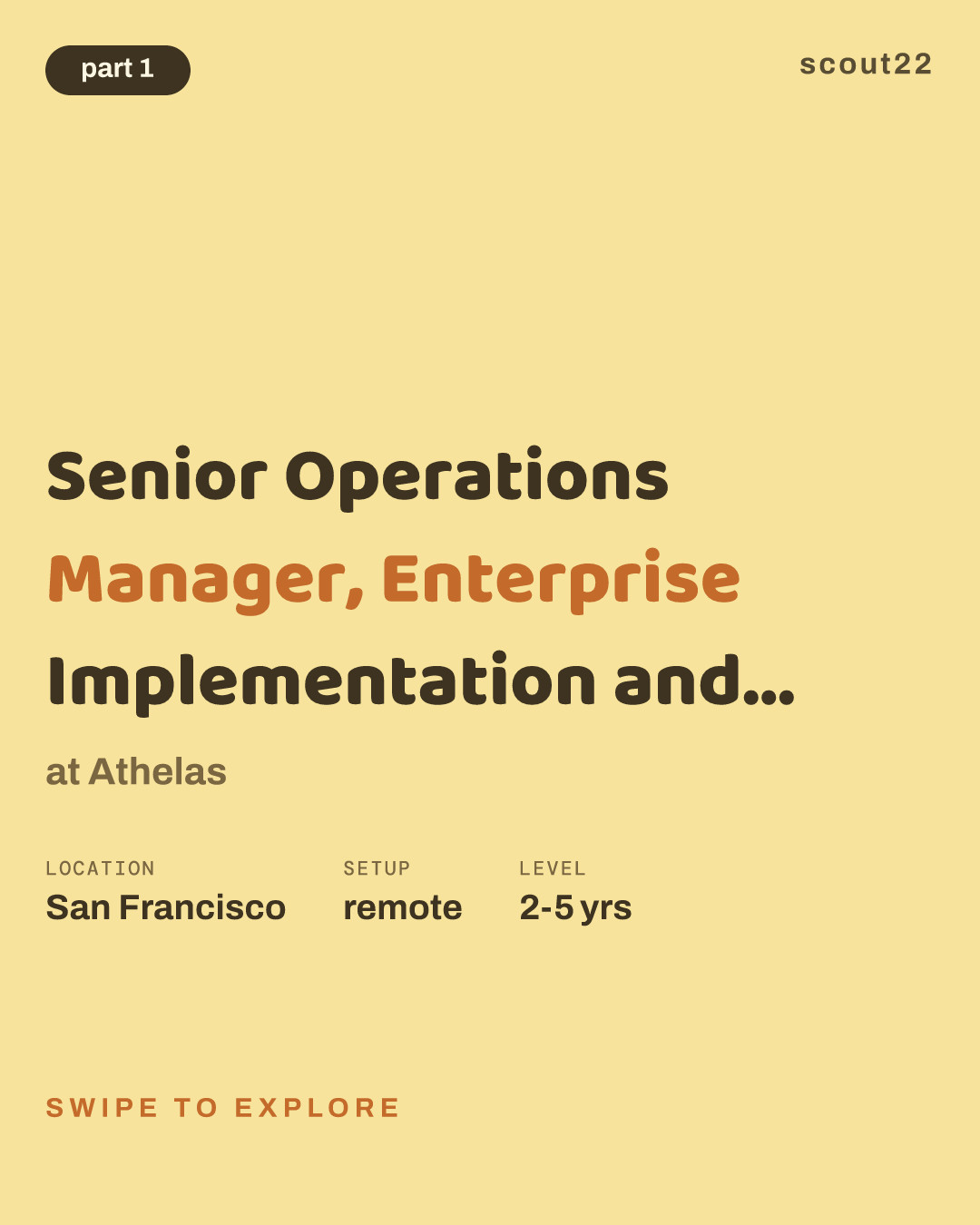 Senior Operations Manager, Enterprise Implementation and Accounts at Athelas