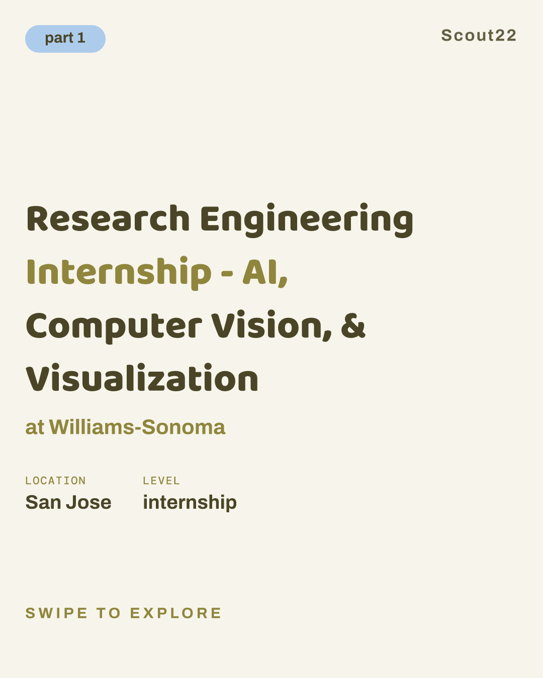 Research Engineering Internship - AI, Computer Vision, & Visualization at Williams-Sonoma