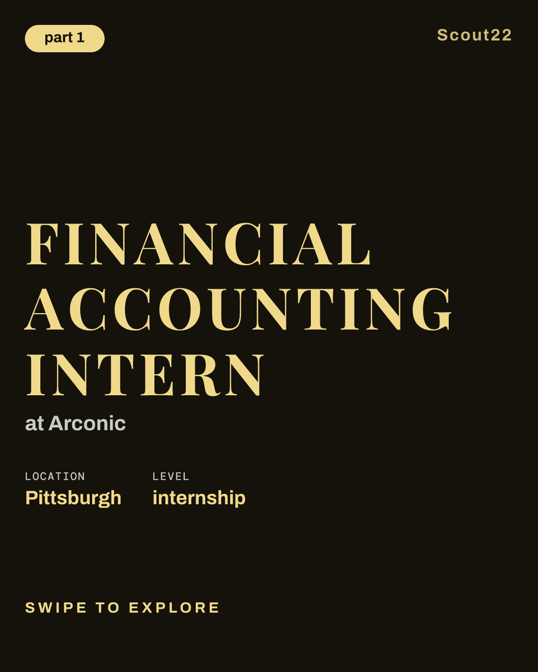 Financial Accounting Intern at Arconic