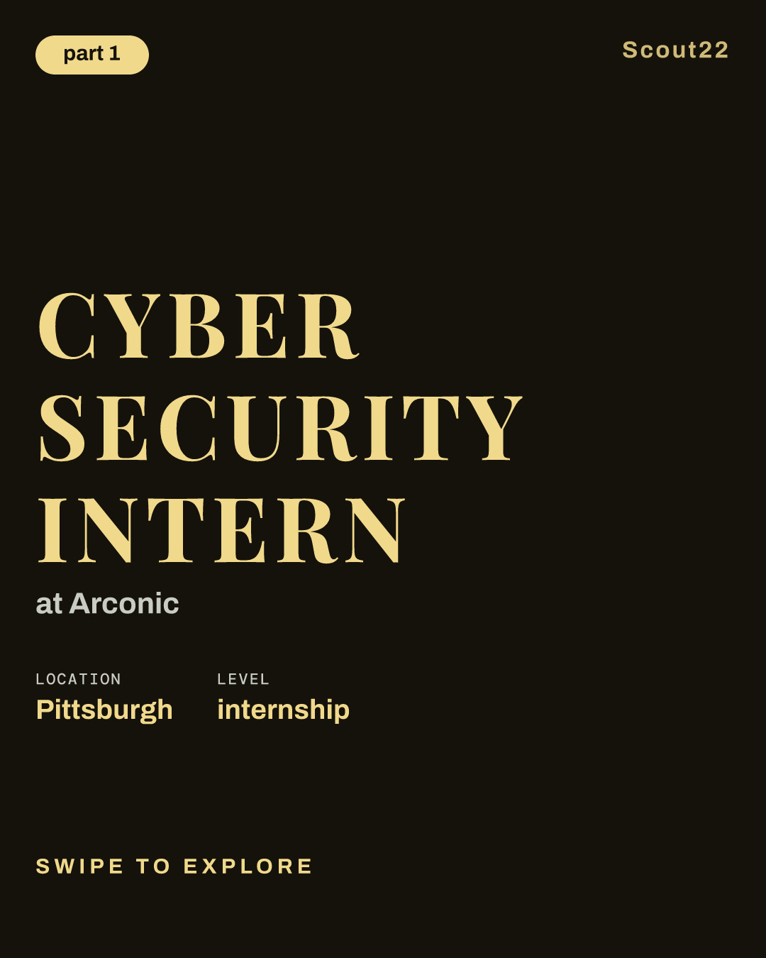 Cyber Security Intern at Arconic