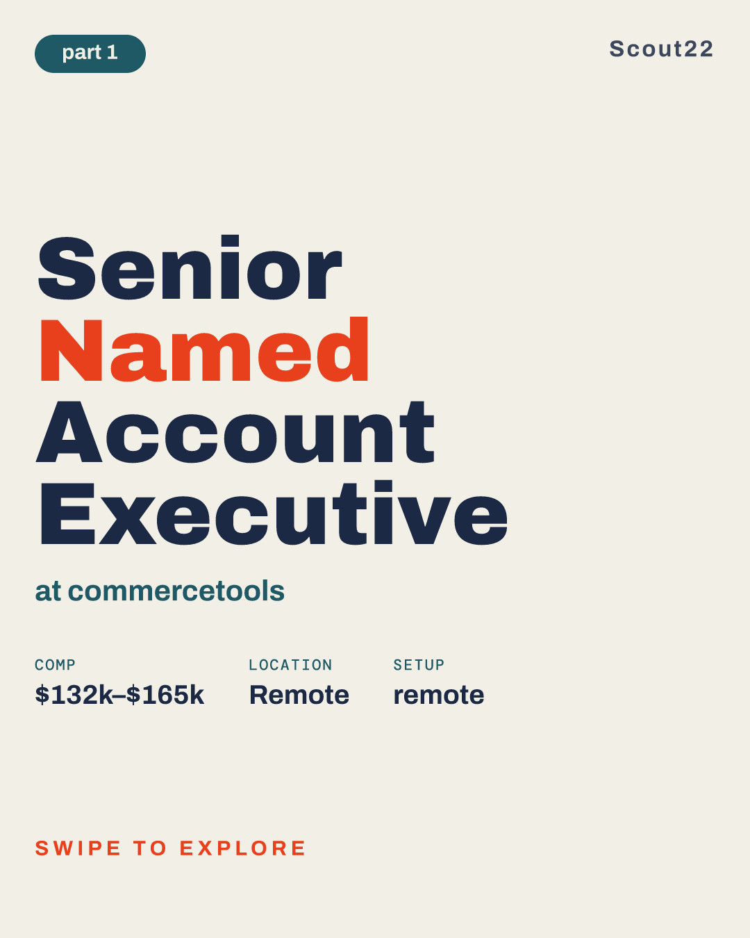 Senior Named Account Executive at commercetools