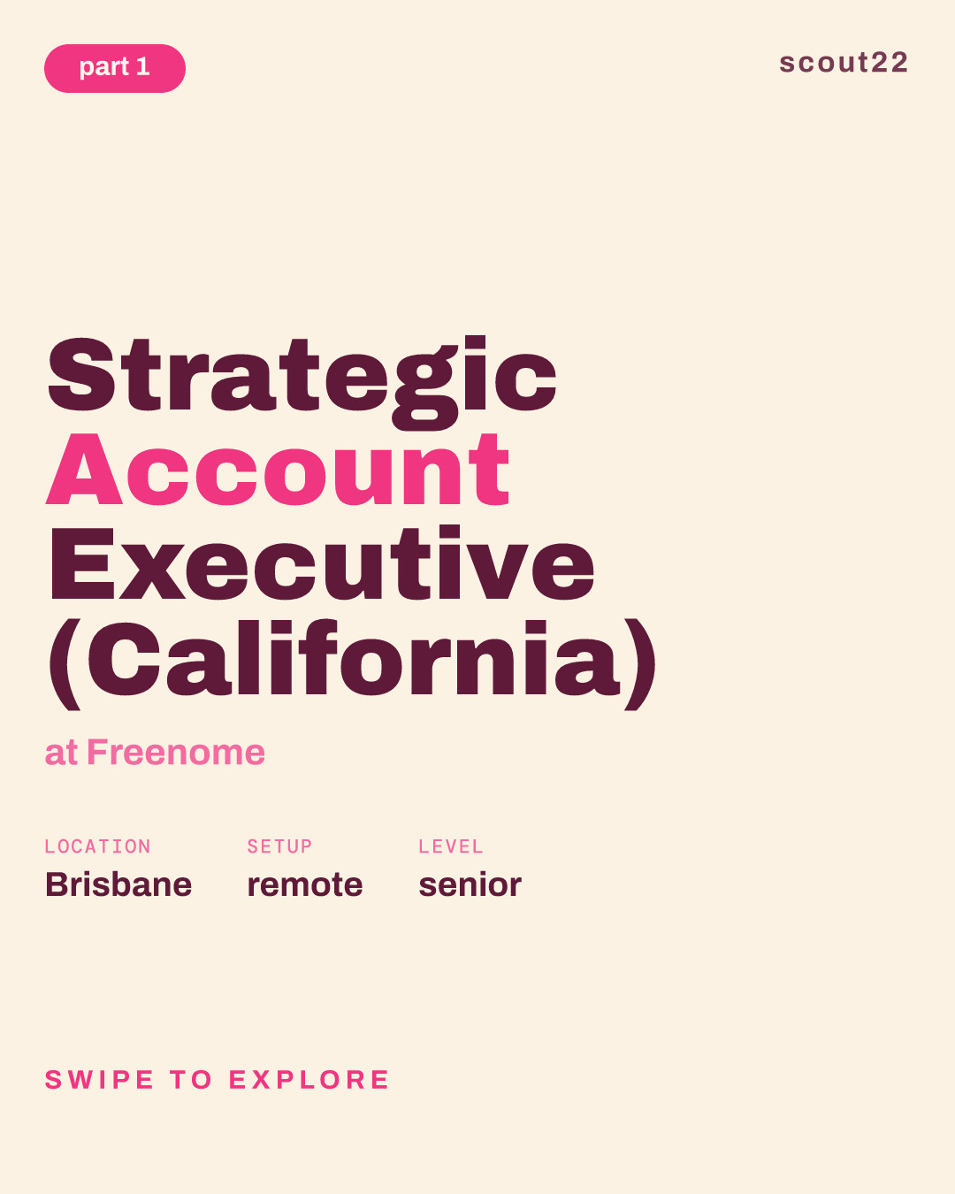 Strategic Account Executive (California) at Freenome