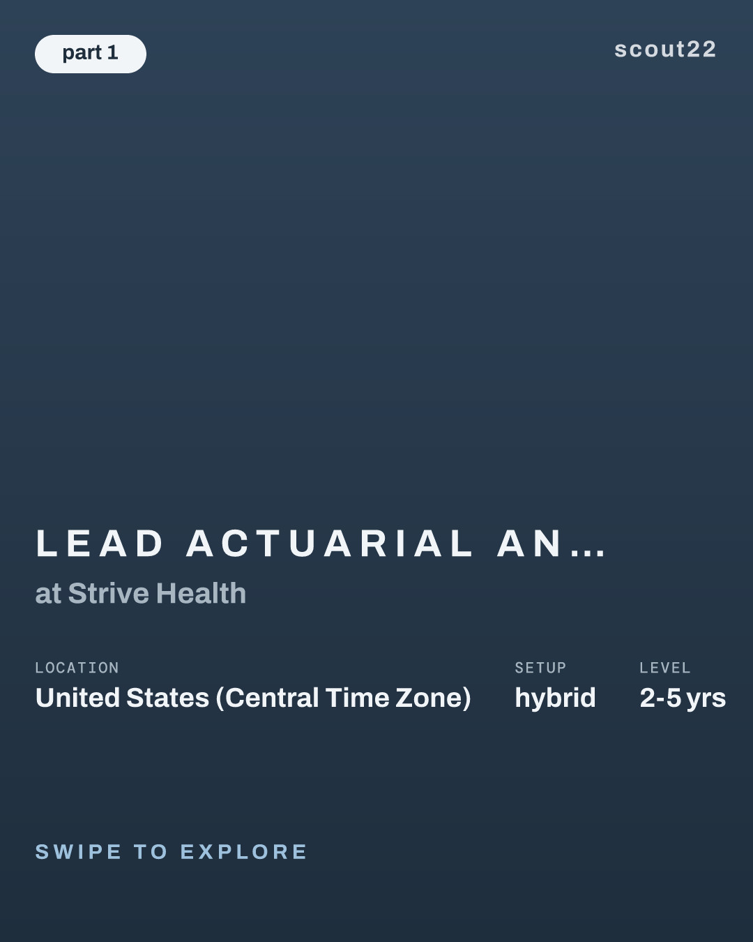 Lead Actuarial Analyst, MA Risk Adjustment at Strive Health
