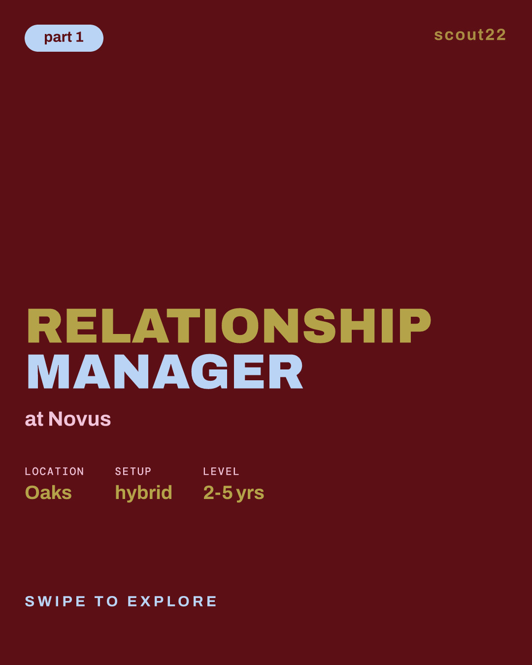 Relationship Manager at Novus