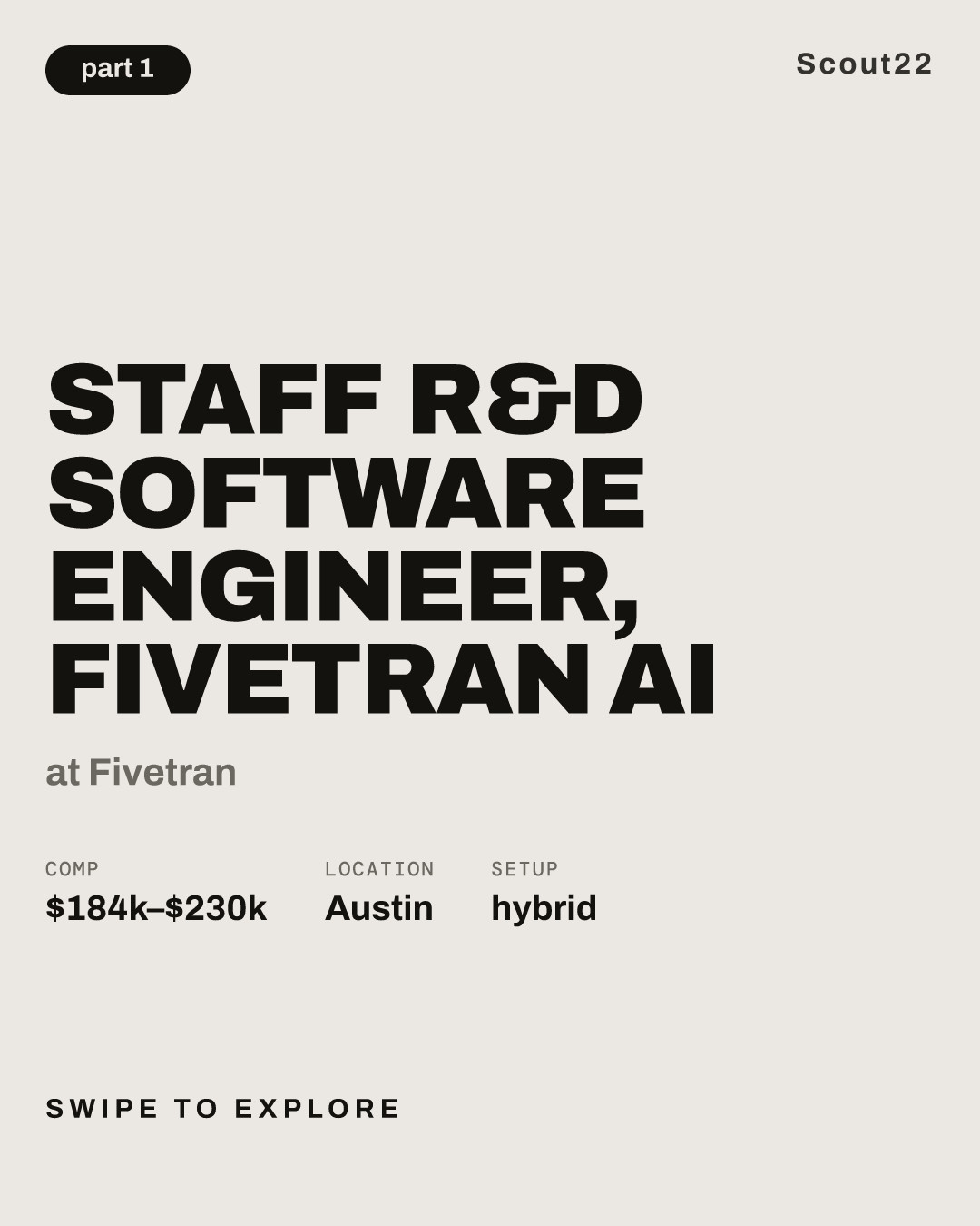 Staff R&D Software Engineer, Fivetran AI at Fivetran