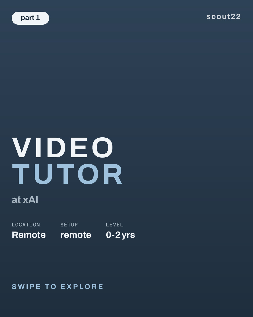Video Tutor at xAI