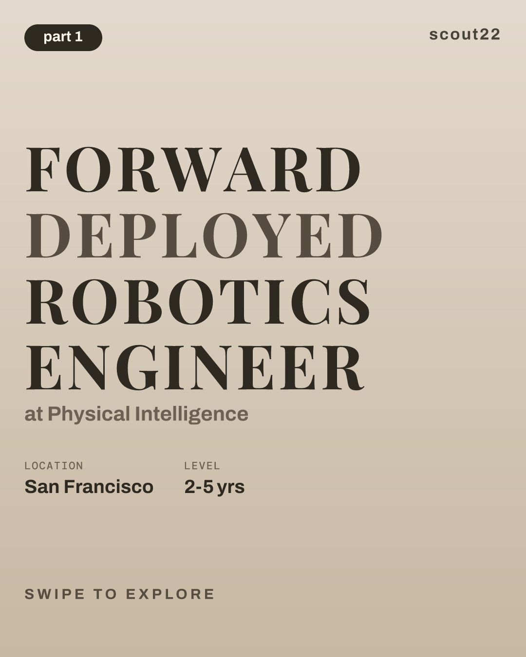 Forward Deployed Robotics Engineer at Physical Intelligence