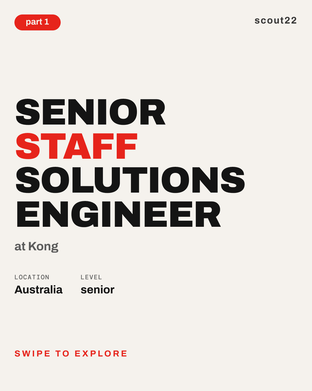 Senior Staff Solutions Engineer at Kong