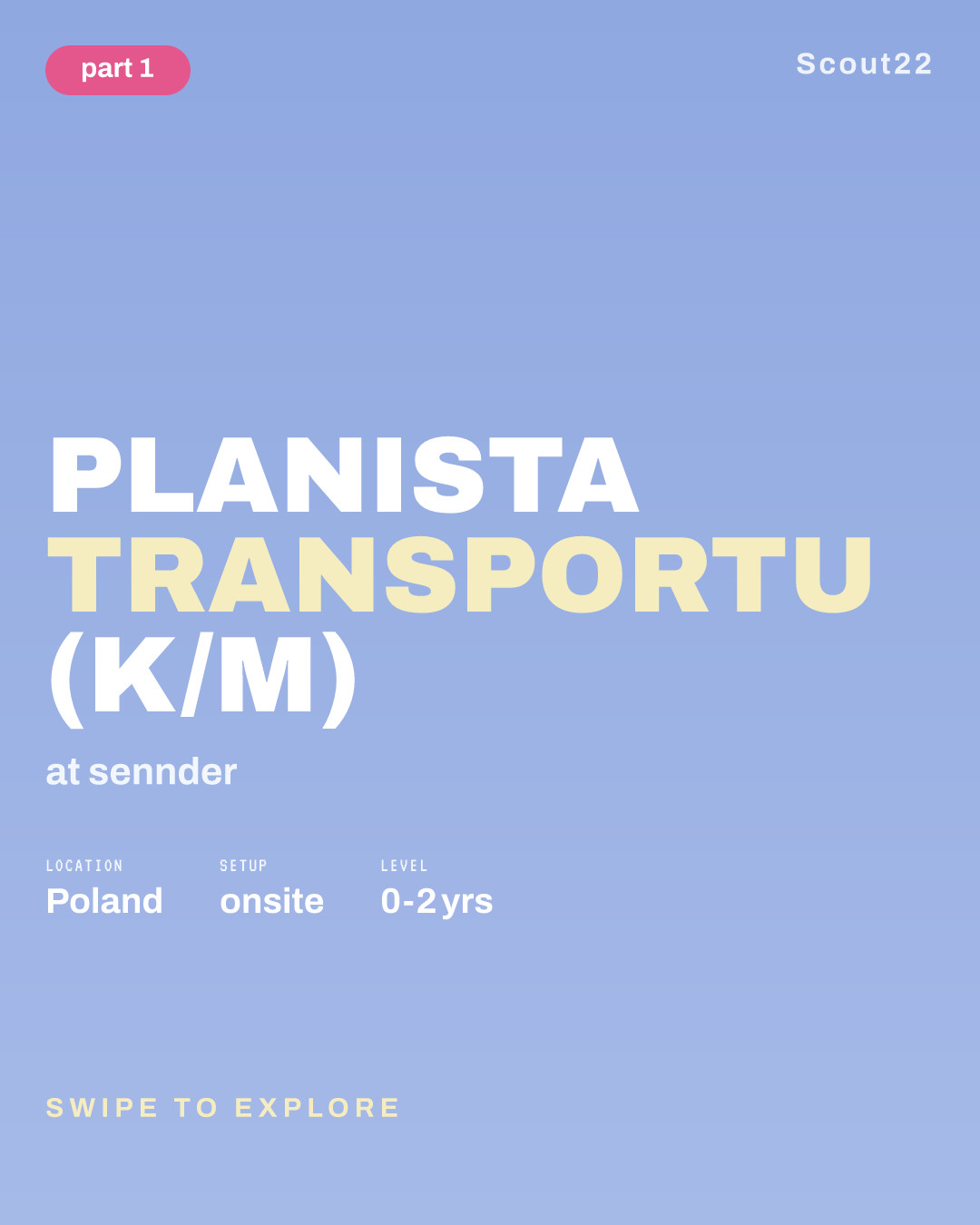 Planista Transportu (K/M) at sennder