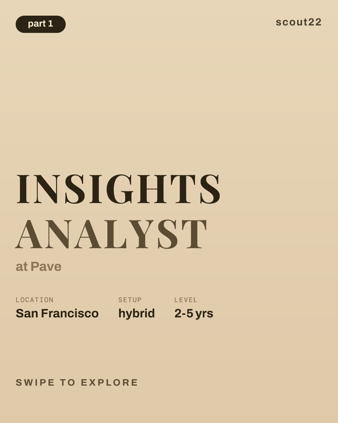 Insights Analyst at Pave