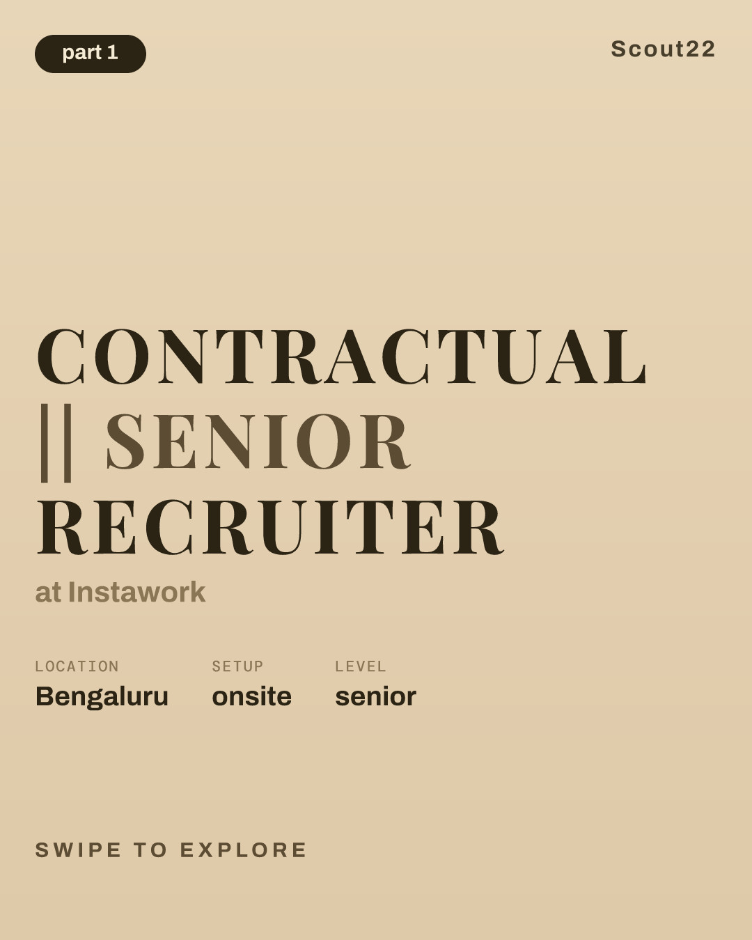 Contractual || Senior Recruiter at Instawork