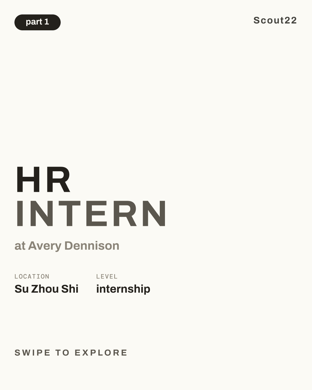 HR Intern at Avery Dennison