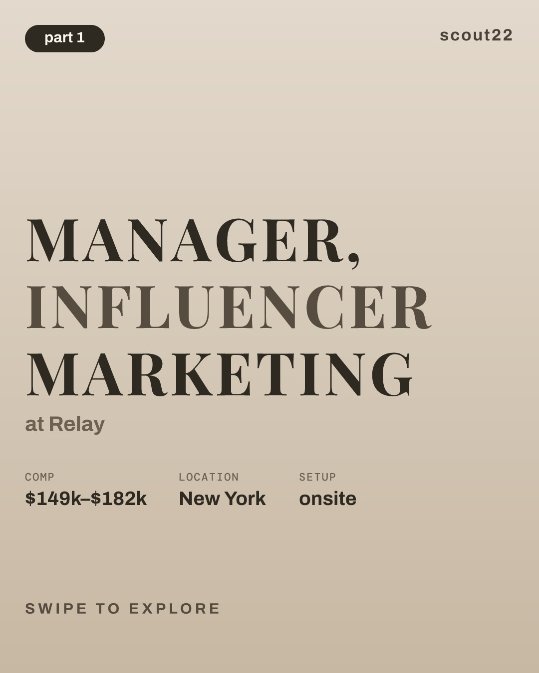 Manager, Influencer Marketing at Relay