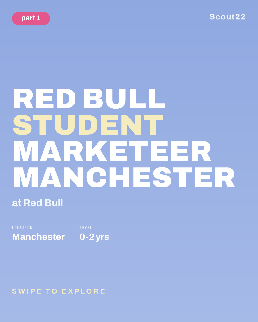 Red Bull Student Marketeer Manchester at Red Bull