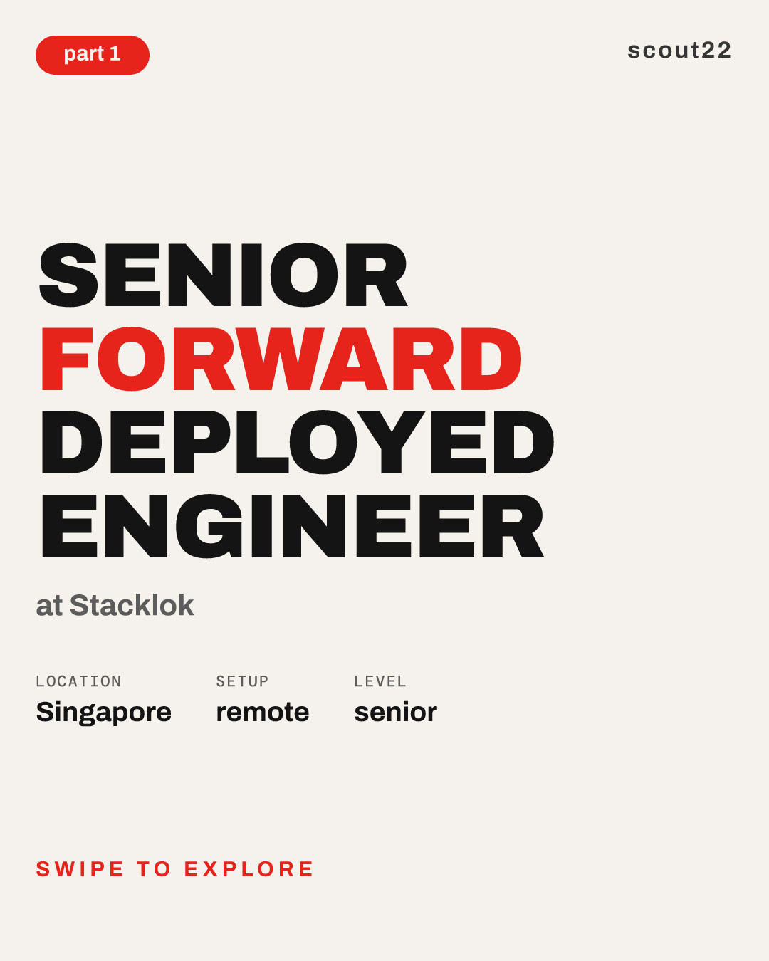 Senior Forward Deployed Engineer at Stacklok