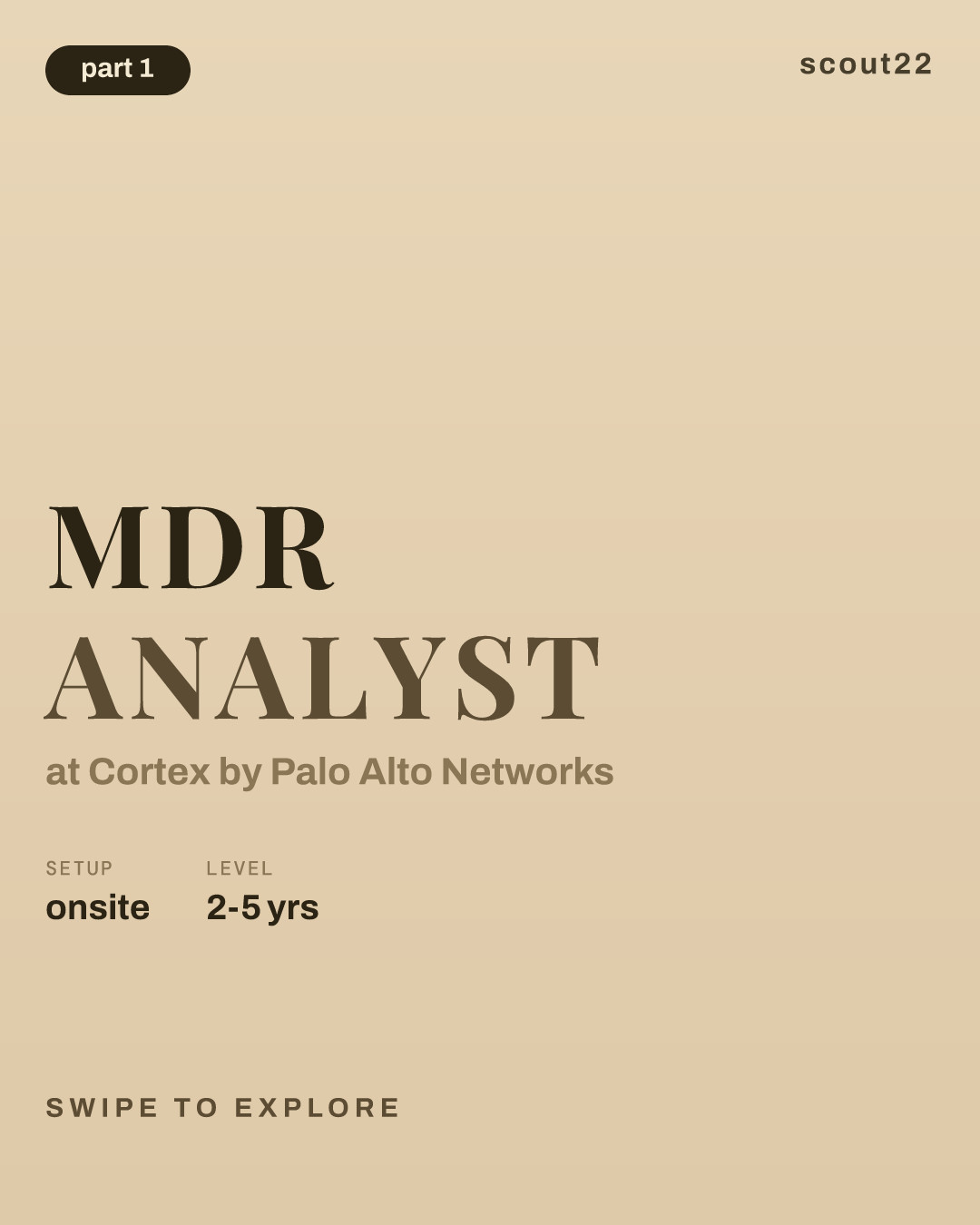 MDR Analyst at Cortex by Palo Alto Networks