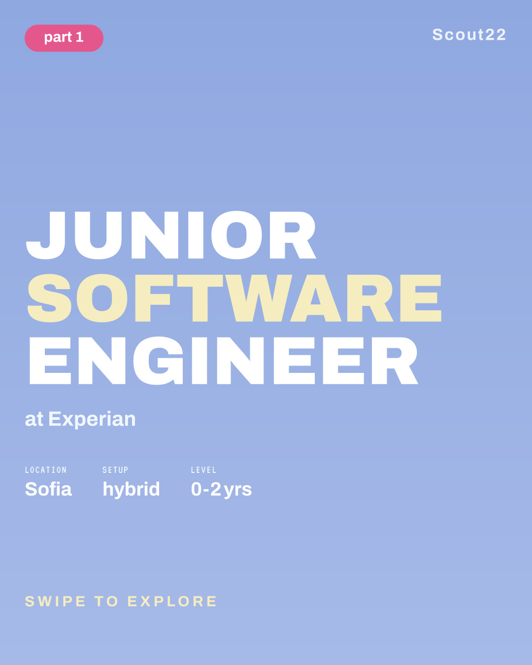 Junior Software Engineer at Experian
