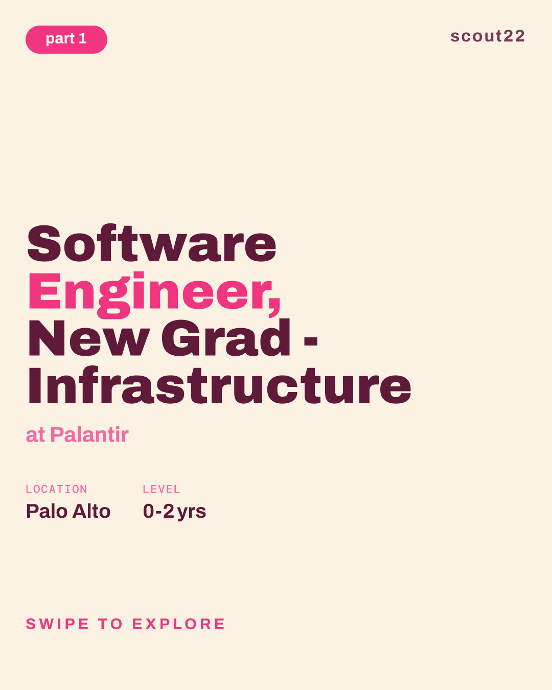 Software Engineer, New Grad - Infrastructure at Palantir