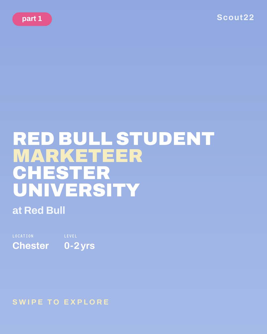 Red Bull Student Marketeer Chester University at Red Bull