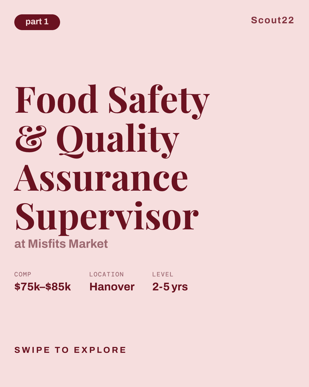 Food Safety & Quality Assurance Supervisor at Misfits Market