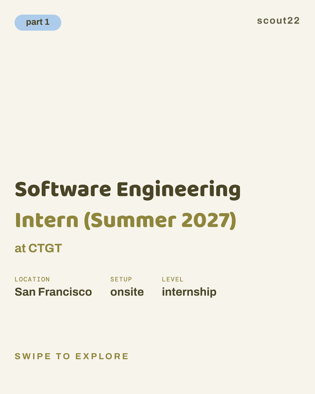 Software Engineering Intern (Summer 2027) at CTGT