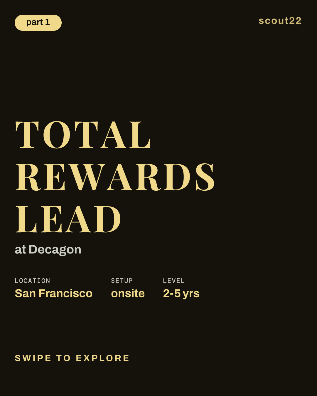 Total Rewards Lead at Decagon