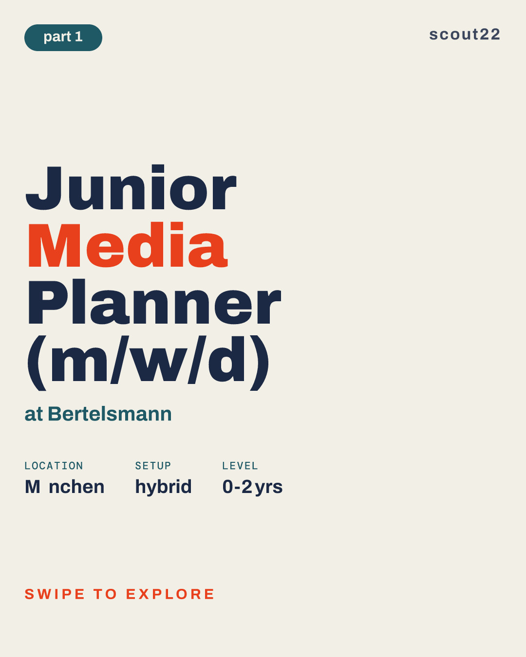 Junior Media Planner (m/w/d) at Bertelsmann