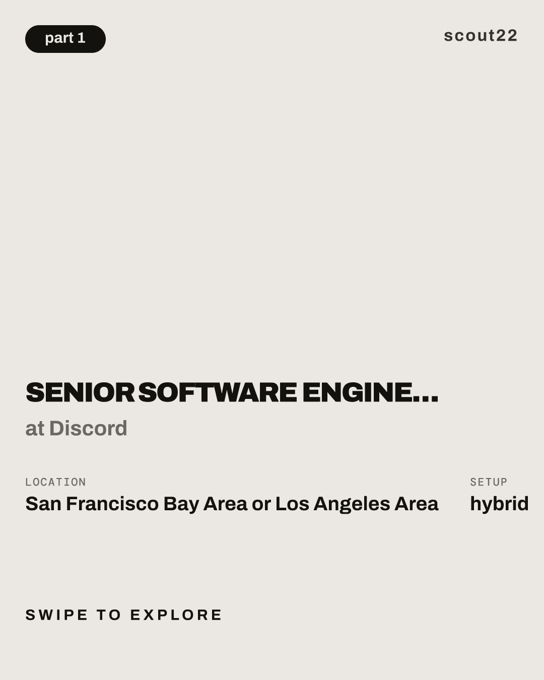 Senior Software Engineer, Enforce - Safety Processing at Discord
