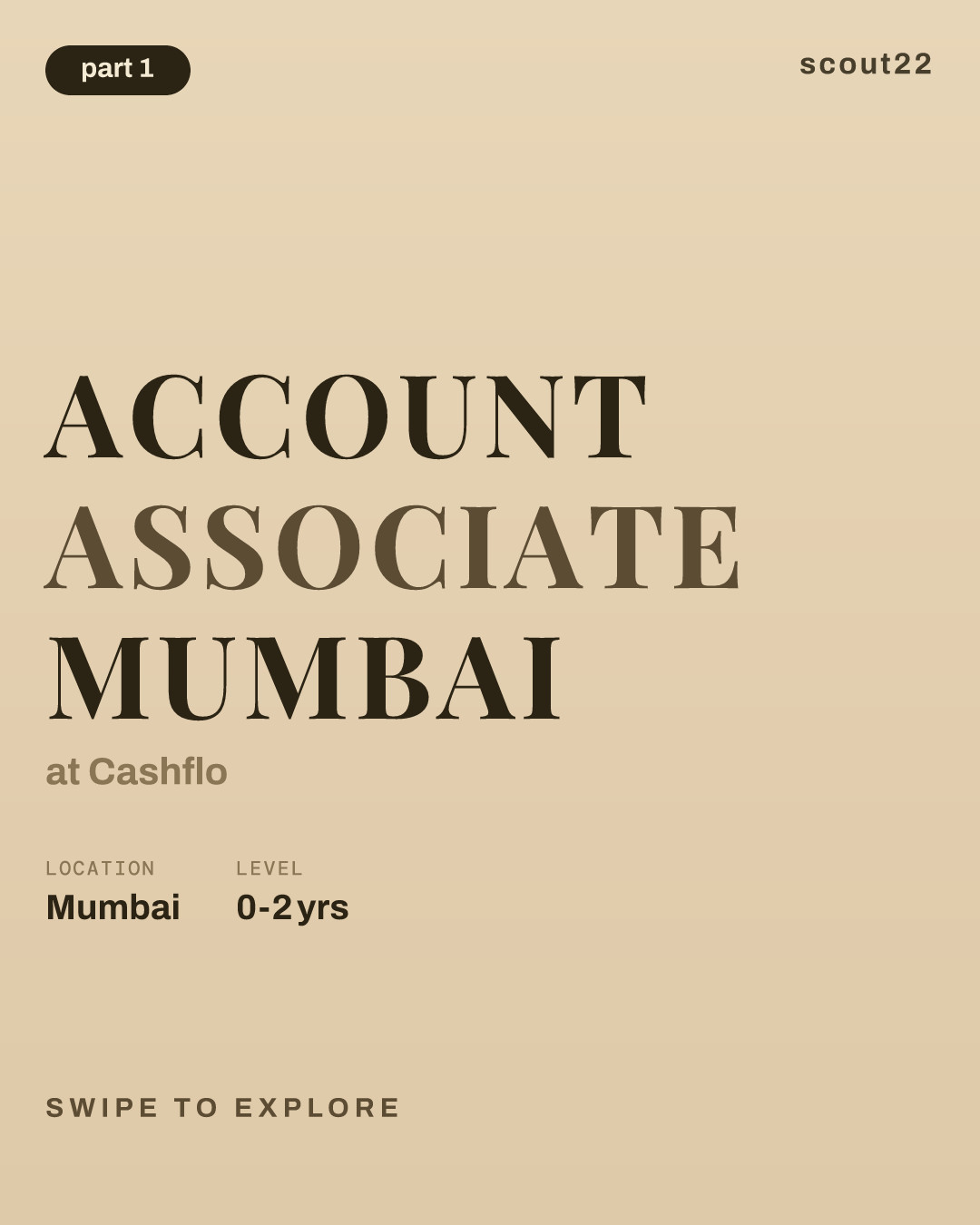 Account Associate Mumbai at Cashflo
