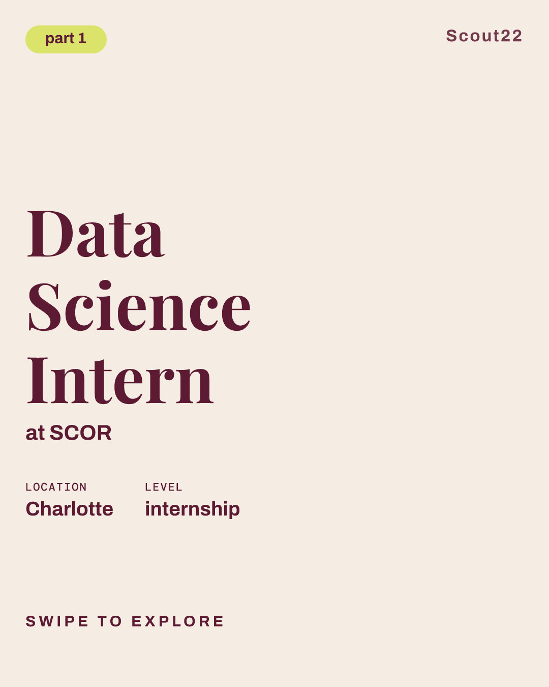Data Science Intern at SCOR