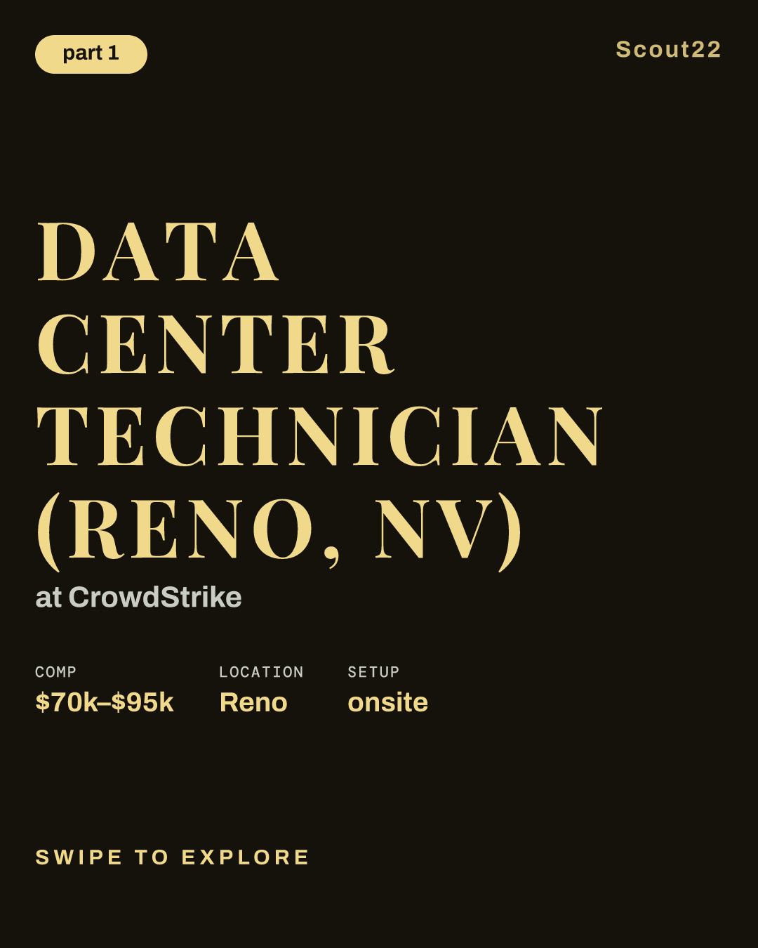 Data Center Technician (Reno, NV) at CrowdStrike
