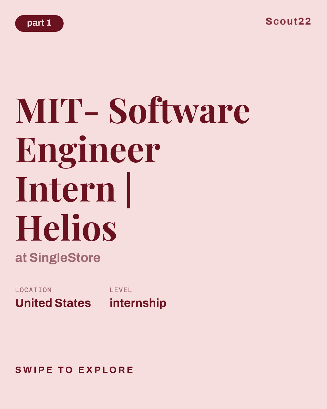 MIT- Software Engineer Intern | Helios at SingleStore