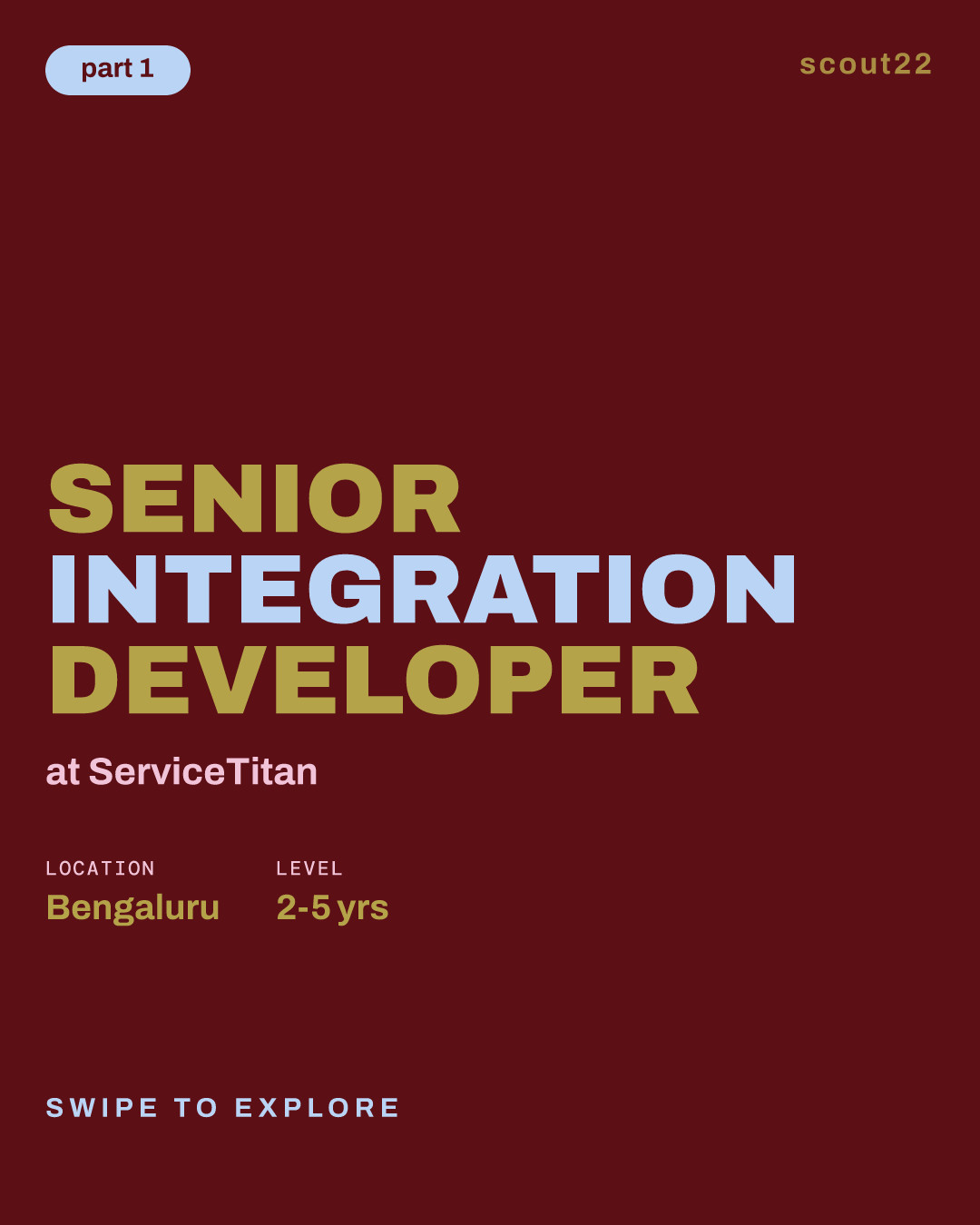 Senior Integration Developer at ServiceTitan