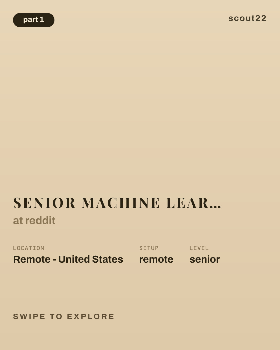 Senior Machine Learning Systems Engineer at reddit
